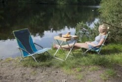 Bo-Camp Beach Chair Compact Vouwstoel - Blauw/grijs -Bo-Camp Winkel 1204779 04 resultaat