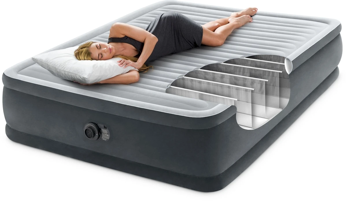 Intex Comfort Plush Hoog Luchtbed - Queensize (152 Cm) 6 Intex Comfort Plush Hoog Luchtbed - Queensize (152 Cm) - Afbeelding 4