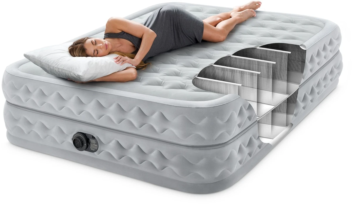 Intex Supreme Air Flow Luchtbed - Queensize (152 Cm) 6 Intex Supreme Air Flow Luchtbed - Queensize (152 Cm) - Afbeelding 4