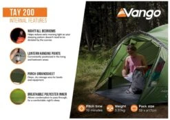 Vango Tay 200 Koepeltent - 2 Persoons - Groen 16 Vango Tay 200 Koepeltent - 2 Persoons - Groen -Bo-Camp Winkel 1900 1783 tay 200 3