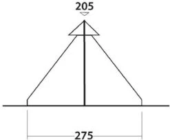 Easy Camp Bolide 400 Tipitent - 4 Personen -Bo-Camp Winkel 900 1090 plattegrond bolide 3