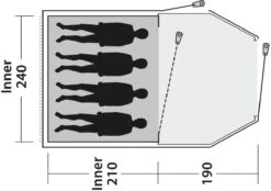Outwell Earth 4 Tunneltent - 4 Persoons -Bo-Camp Winkel 900 1234 f92a9958 f84b 48cb 9b17 4ed7df549566 1280x960