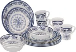 Bo-Camp Old Dutch Melamine Serviesset - 16-delig