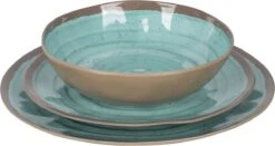 Bo-Camp Halo Melamine Serviesset - 12-delig - Aqua -Bo-Camp Winkel 900 1327 6181392 05