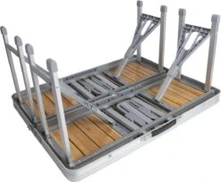 Bo-Camp 136 X 85 Inklapbare Picknicktafel - Bamboe -Bo-Camp Winkel 900 1350 1404800 05