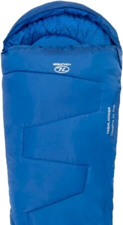Highlander Sleepline JR 300 Mummy Kinderslaapzak - Blauw -Bo-Camp Winkel 900 900 sb233y bl top