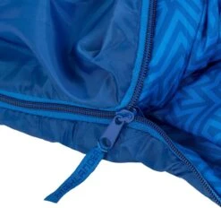 Highlander Sleepline JR 300 Mummy Kinderslaapzak - Blauw -Bo-Camp Winkel 900 900 sb233y bl zip