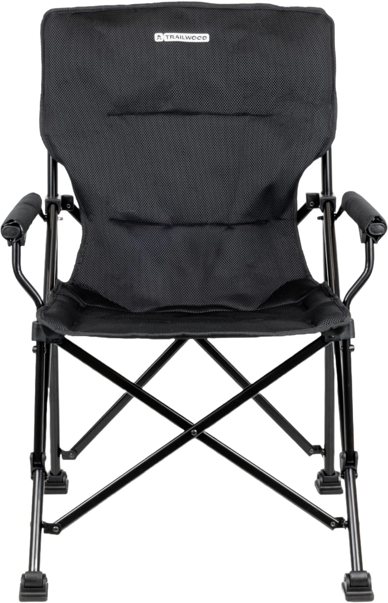 Trailwood Ranger Vouwstoel Camping - Zwart 4 Trailwood Ranger Vouwstoel Camping - Zwart - Afbeelding 2