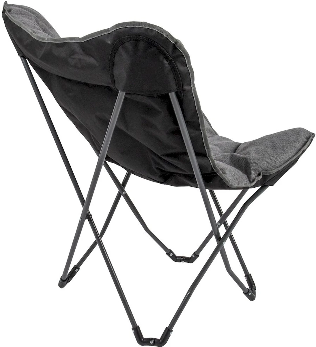 Bo-Camp Urban Outdoor Grainger Vlinderstoel - Antraciet 7 Bo-Camp Urban Outdoor Grainger Vlinderstoel - Antraciet - Afbeelding 5