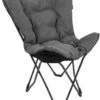 Bo-Camp Urban Outdoor Grainger Vlinderstoel - Antraciet -Bo-Camp Winkel bo camp grainger vlinderstoel grijs 3