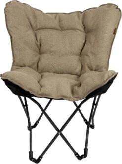 Bo-Camp Urban Outdoor Grainger Vlinderstoel - Beige -Bo-Camp Winkel bo camp grainger vlinderstoel beige 4