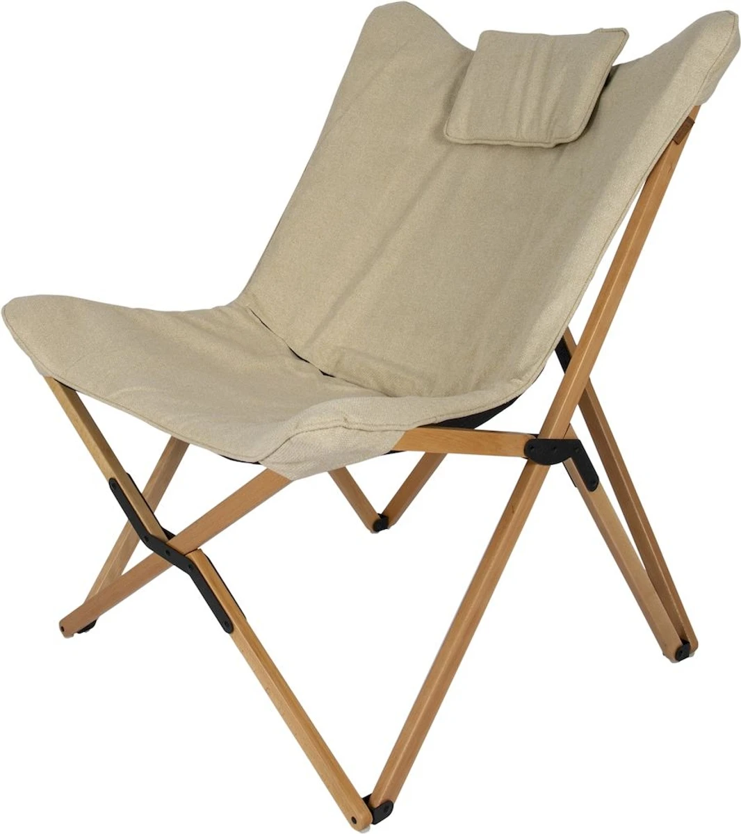 Bo-Camp Urban Outdoor Wembley Vlinderstoel - Beige - L 5 Bo-Camp Urban Outdoor Wembley Vlinderstoel - Beige - L - Afbeelding 3