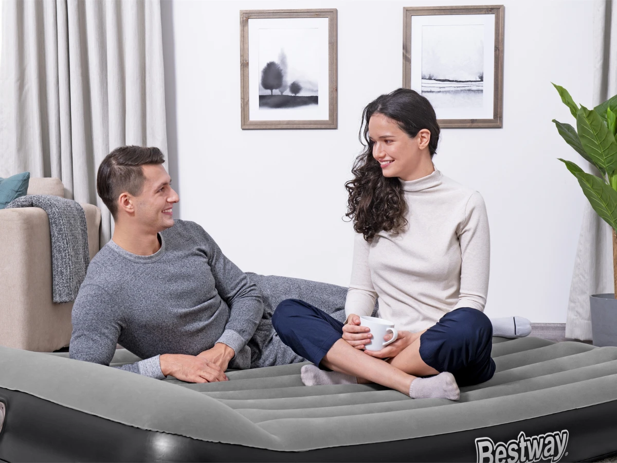 Bestway Tritech Premium Luchtbed - Queensize (152cm) - Met Ingebouwde Pomp 8 Bestway Tritech Premium Luchtbed - Queensize (152cm) - Met Ingebouwde Pomp - Afbeelding 6