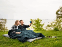 Easy Camp Moon 200 Double Slaapzak - Groenblauw -Bo-Camp Winkel ontwerp zonder titel 6 1 2