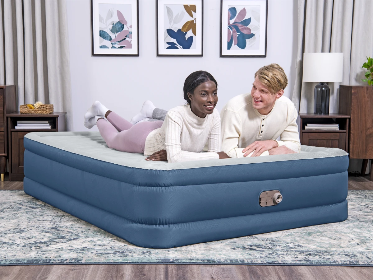 Bestway Fortech Tough Guard Snugable Luchtbed - Queensize (152 Cm) 9 Bestway Fortech Tough Guard Snugable Luchtbed - Queensize (152 Cm) - Afbeelding 7