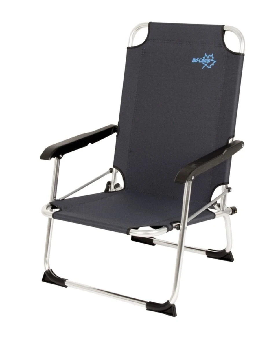 Bo-Camp Copa Rio Beach Klapstoel - Graphite 4 Bo-Camp Copa Rio Beach Klapstoel - Graphite - Afbeelding 2