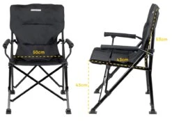 Trailwood Ranger Vouwstoel Camping - Zwart 25 Trailwood Ranger Vouwstoel Camping - Zwart -Bo-Camp Winkel trailwood ranger